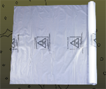 
      With Biohazard graphic symbol
    