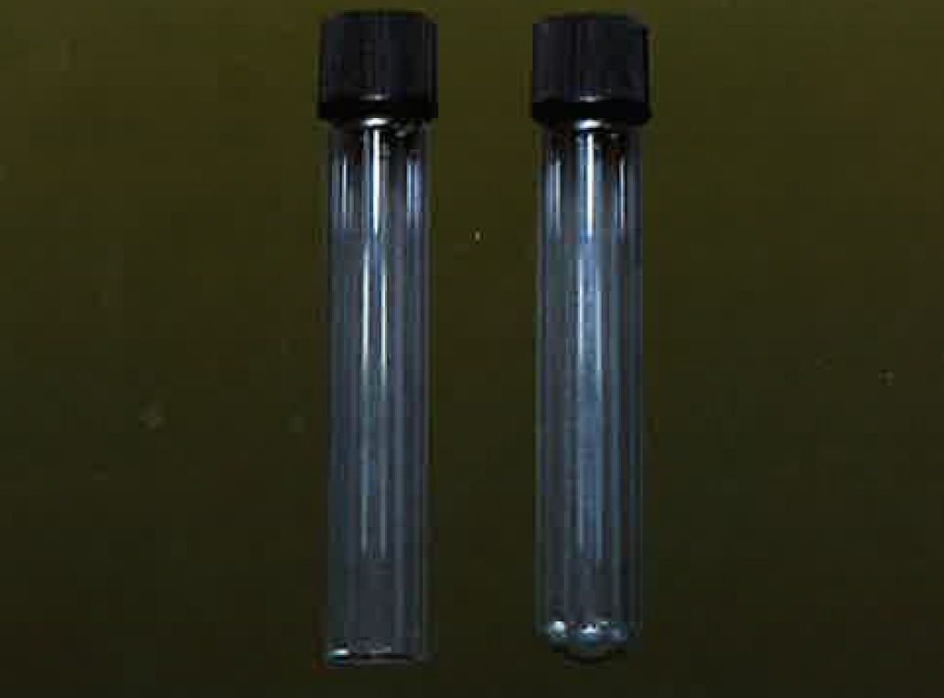 Culture tube with screw cap